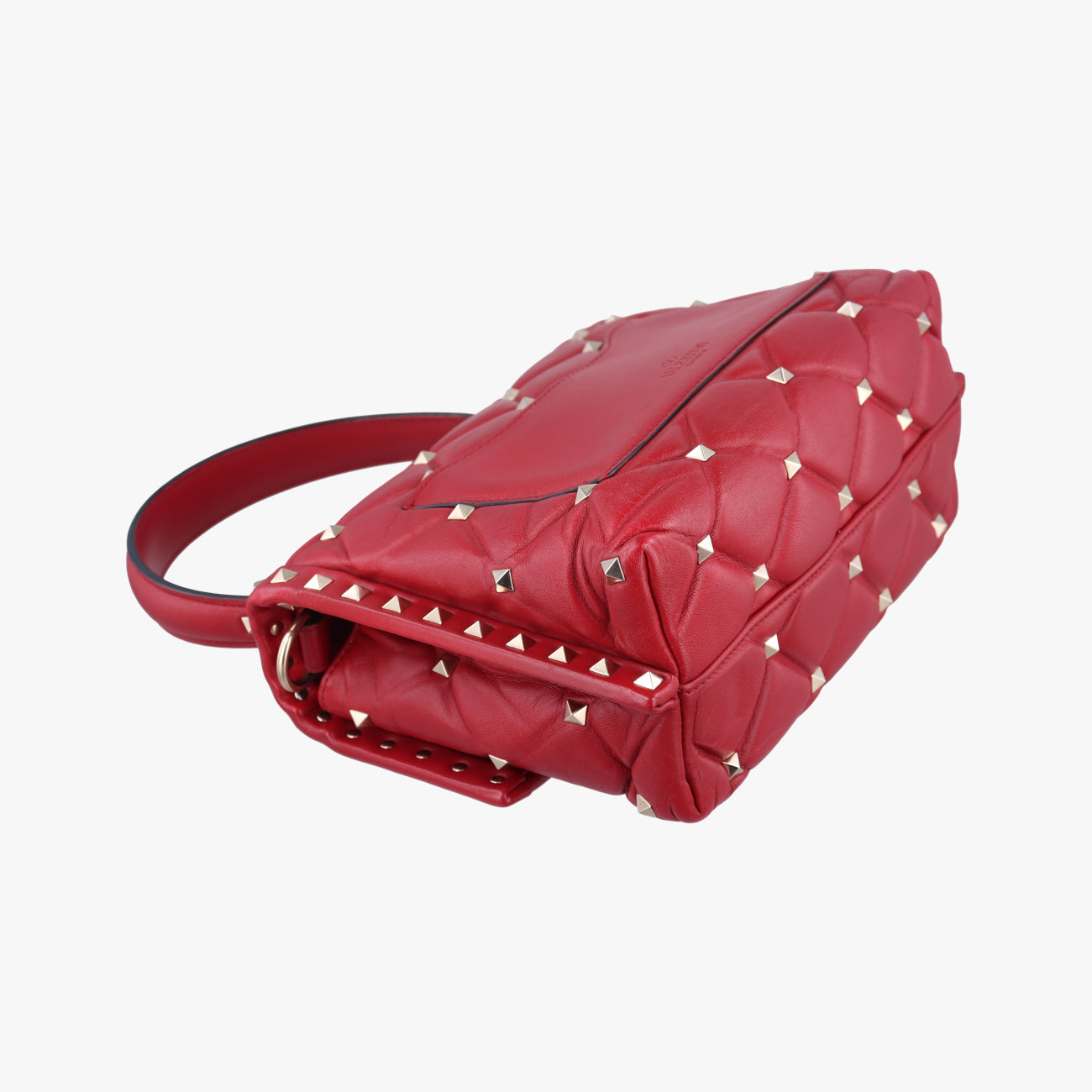 Secondhand Valentino CANDYSTUD Red Leather  shoulderbag | stylenewstar
