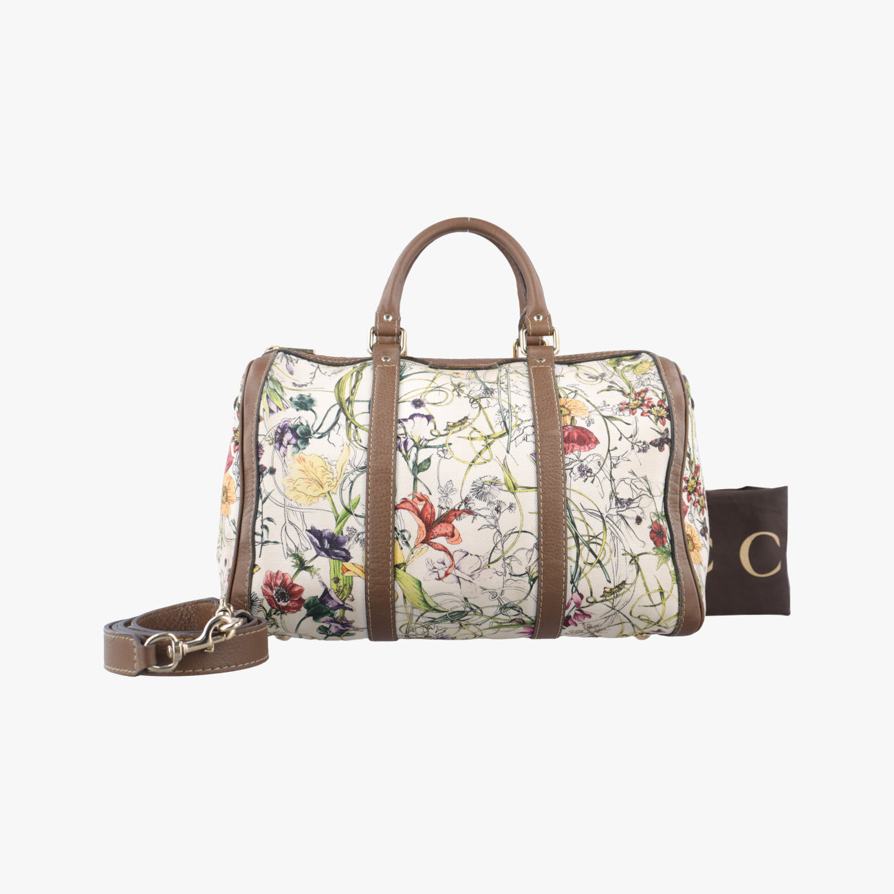 Vintage Gucci Sherry Line Multicolour canvas x leather 247205 shoulderbag | stylenewstar
