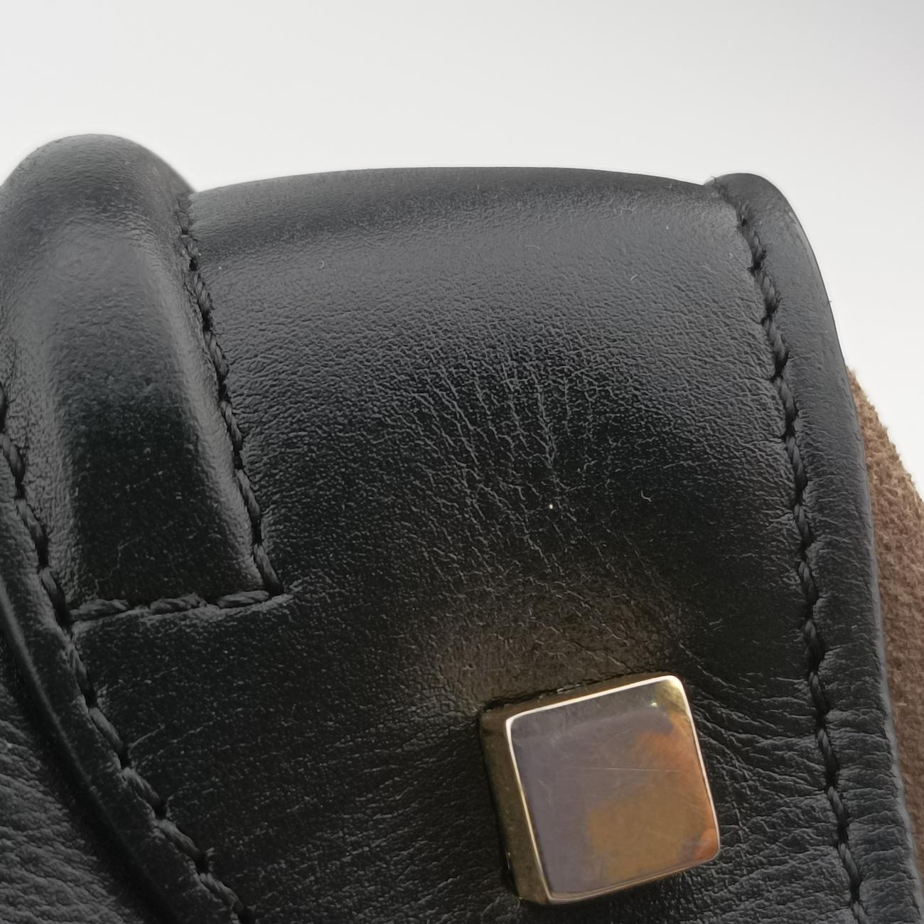 Vintage Celine Luggage Mini Shopper Brown x Green x Black Leather×Suede  handbag | stylenewstar