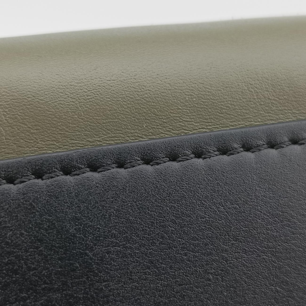 Vintage Celine Luggage Mini Shopper Brown x Green x Black Leather×Suede  handbag | stylenewstar