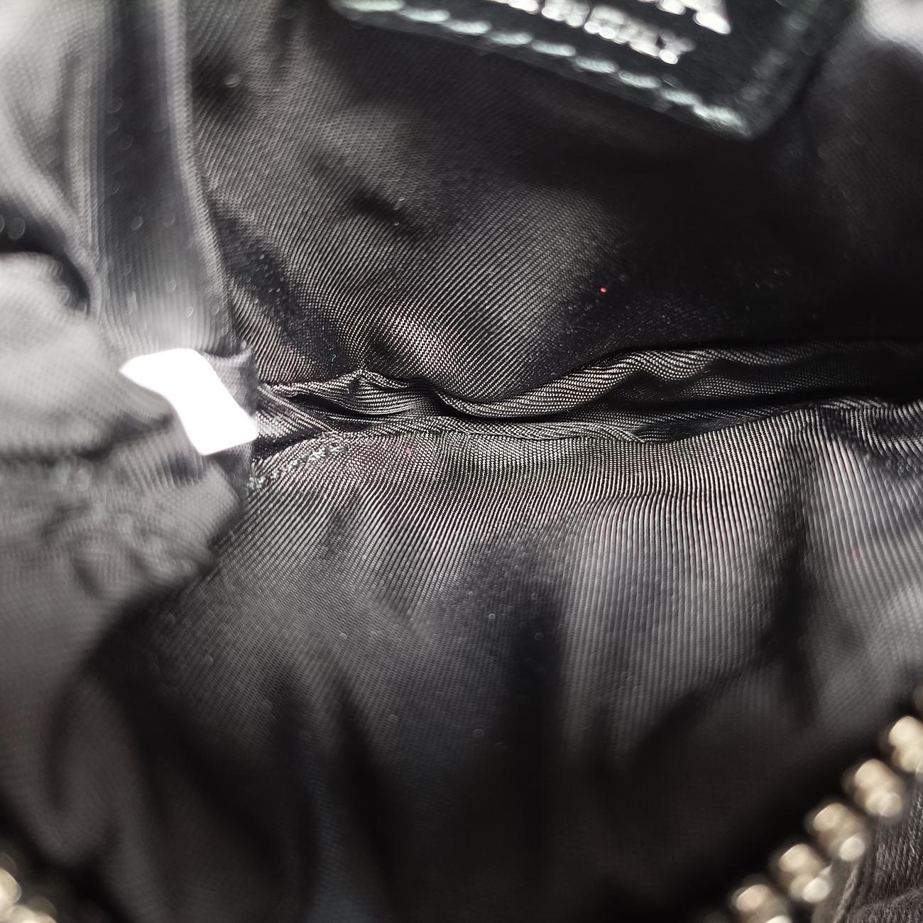 Pre-owned Prada Mini Pouch Coin Case Red×Black Nylon 1TT109 handbag | stylenewstar