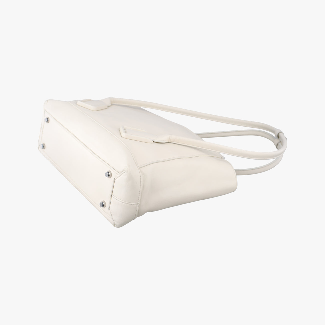 Vintage Bottega Veneta ARCO White Leather  shoulderbag | stylenewstar