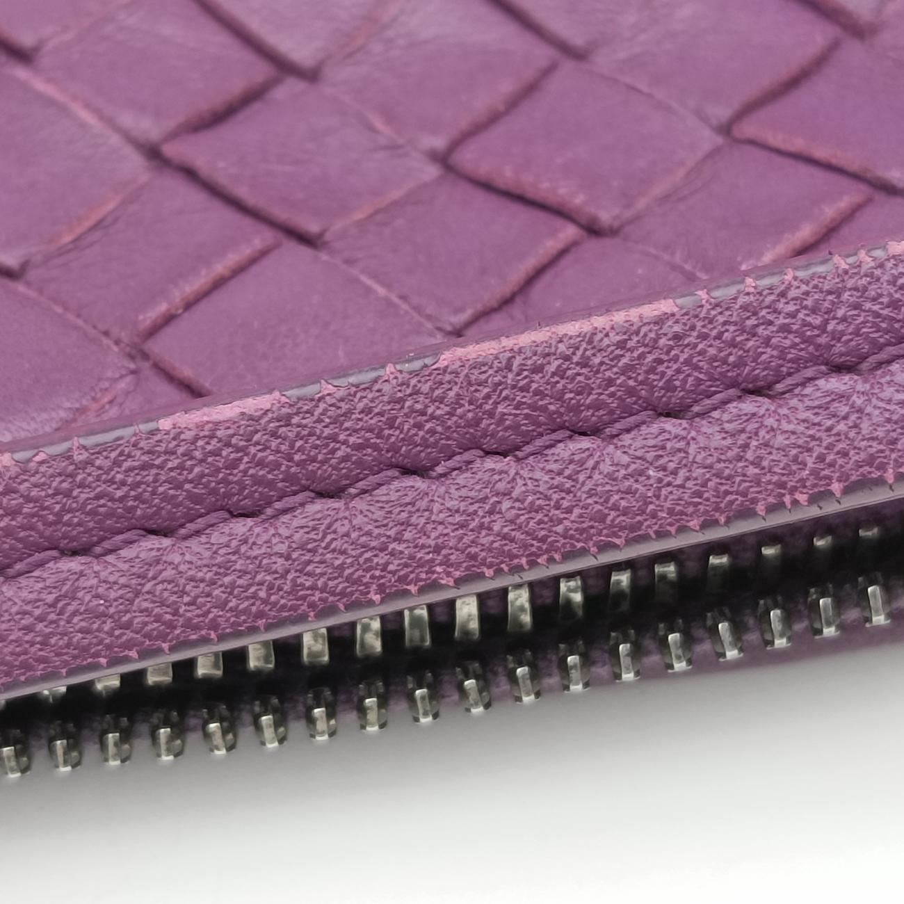 Vintage Bottega Veneta NODINI Intrecciato Purple lambskin  shoulderbag | stylenewstar