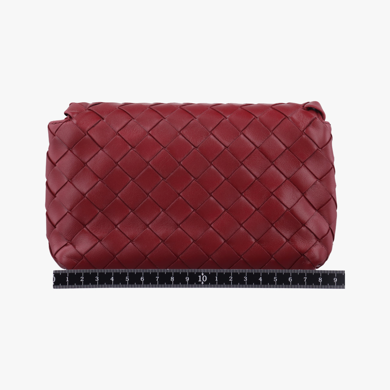 Pre-owned Bottega Veneta Intrecciato Burgundy lambskin  shoulderbag | stylenewstar