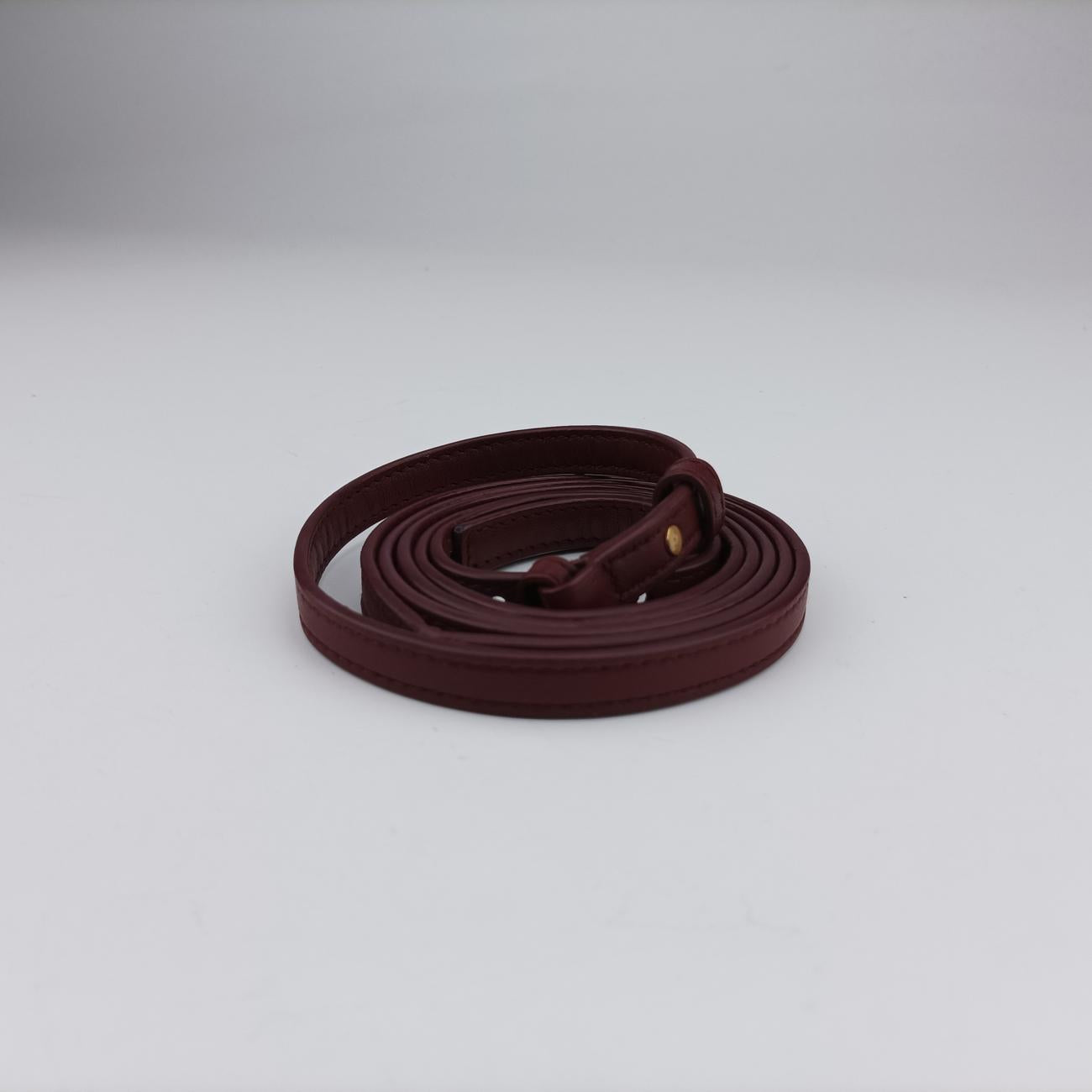 Pre-owned Bottega Veneta Intrecciato Burgundy lambskin  shoulderbag | stylenewstar