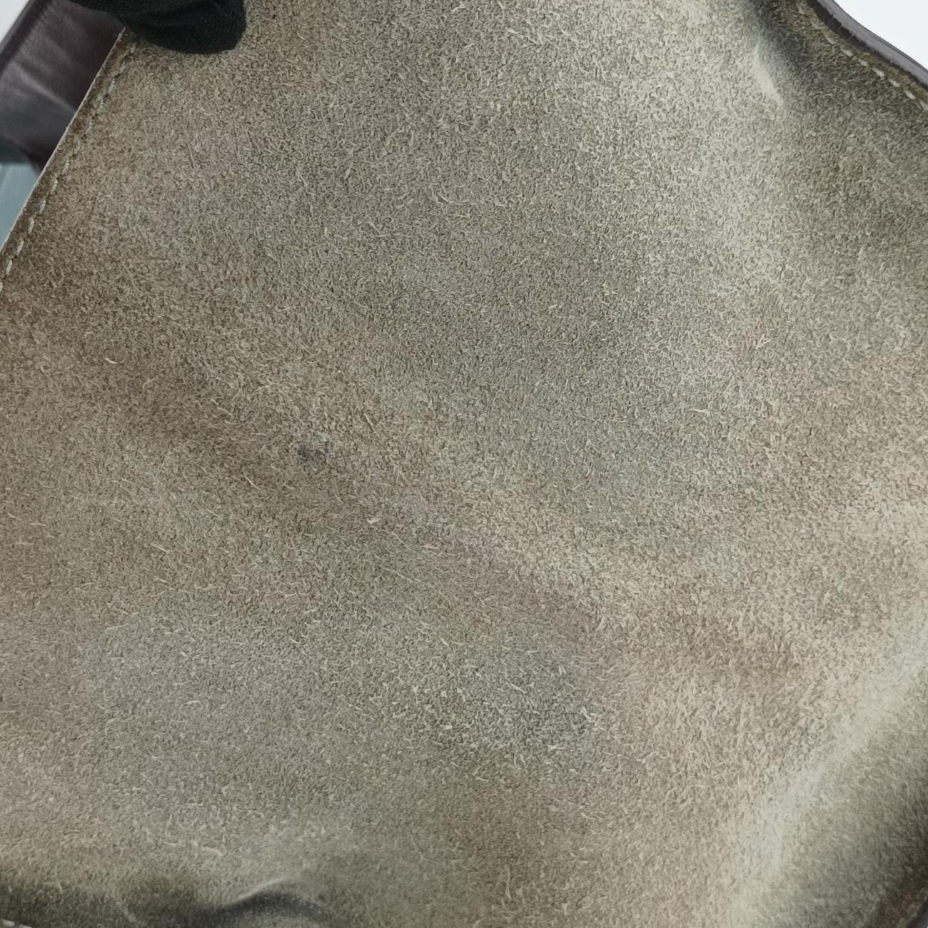 Secondhand Celine Trapèze Wine red x gray x dark gray Leather x suede  shoulderbag | stylenewstar