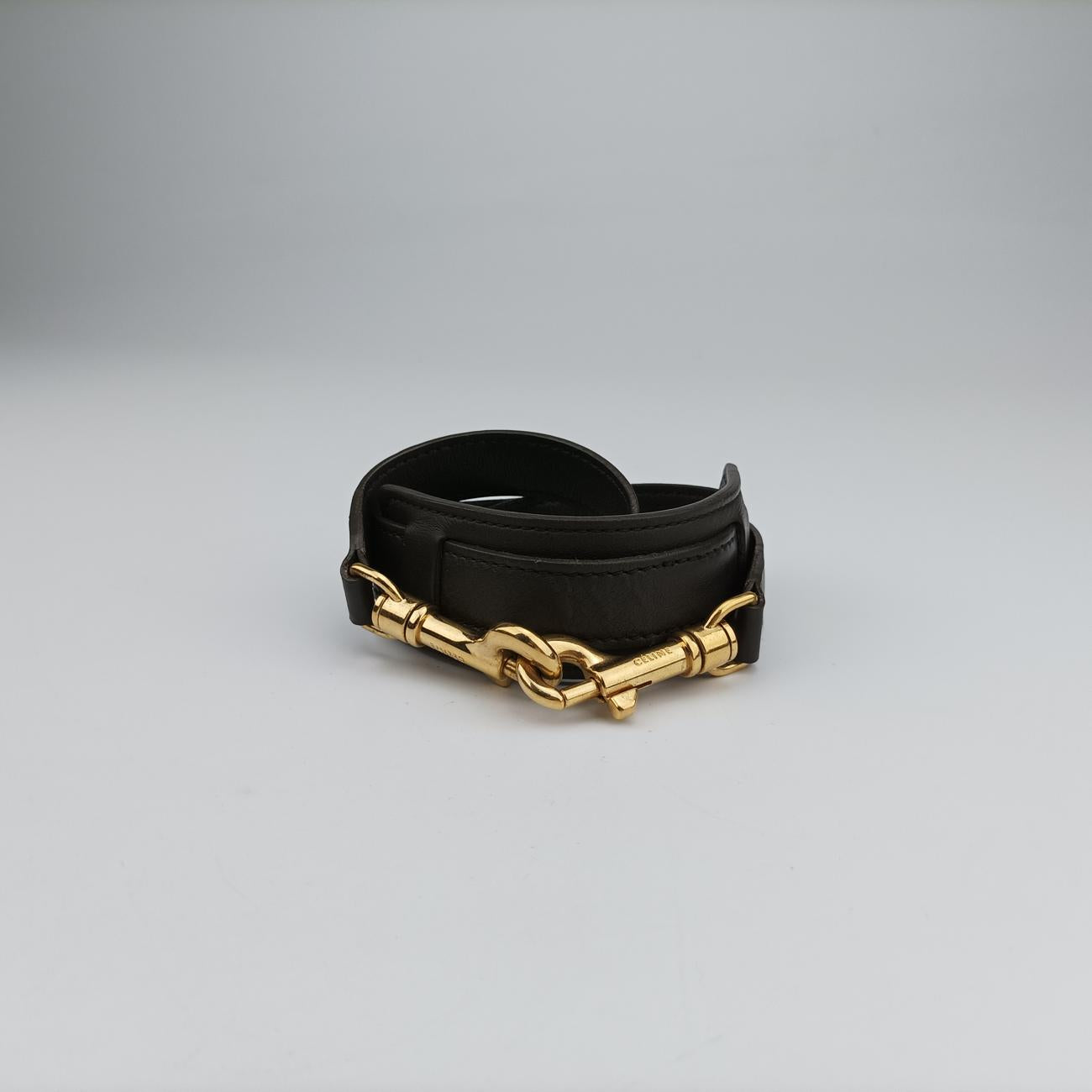 Secondhand Celine Trapèze Wine red x gray x dark gray Leather x suede  shoulderbag | stylenewstar