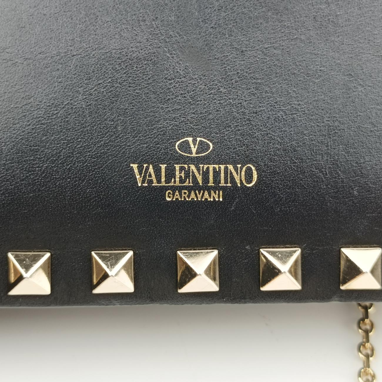 Vintage Valentino Rockstud Black leather  shoulderbag | stylenewstar