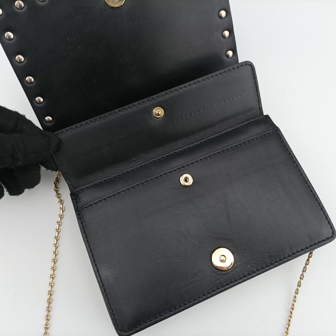 Vintage Valentino Rockstud Black leather  shoulderbag | stylenewstar