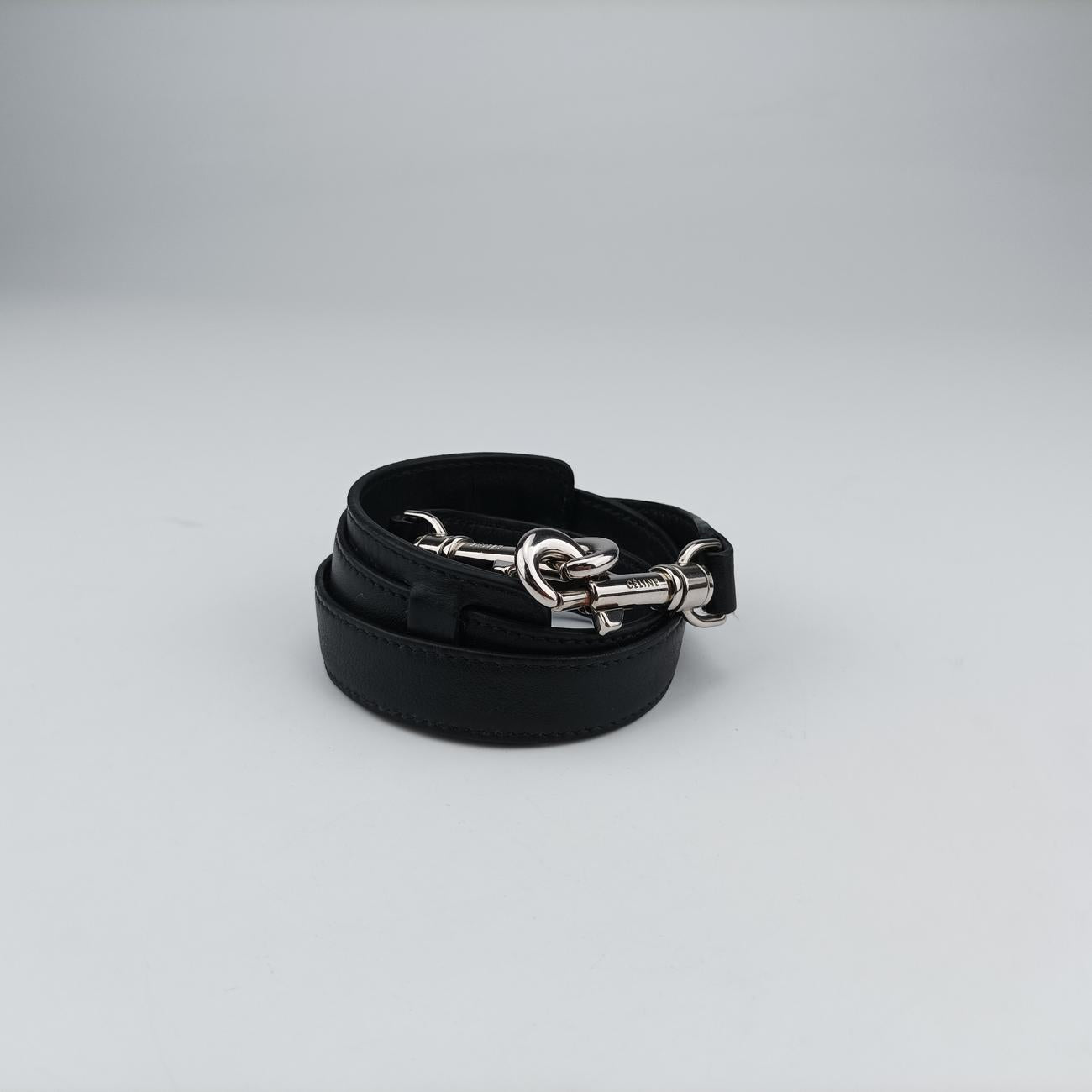 Pre-owned Celine Trapèze Beige × Black × Red Suede × leather  shoulderbag | stylenewstar