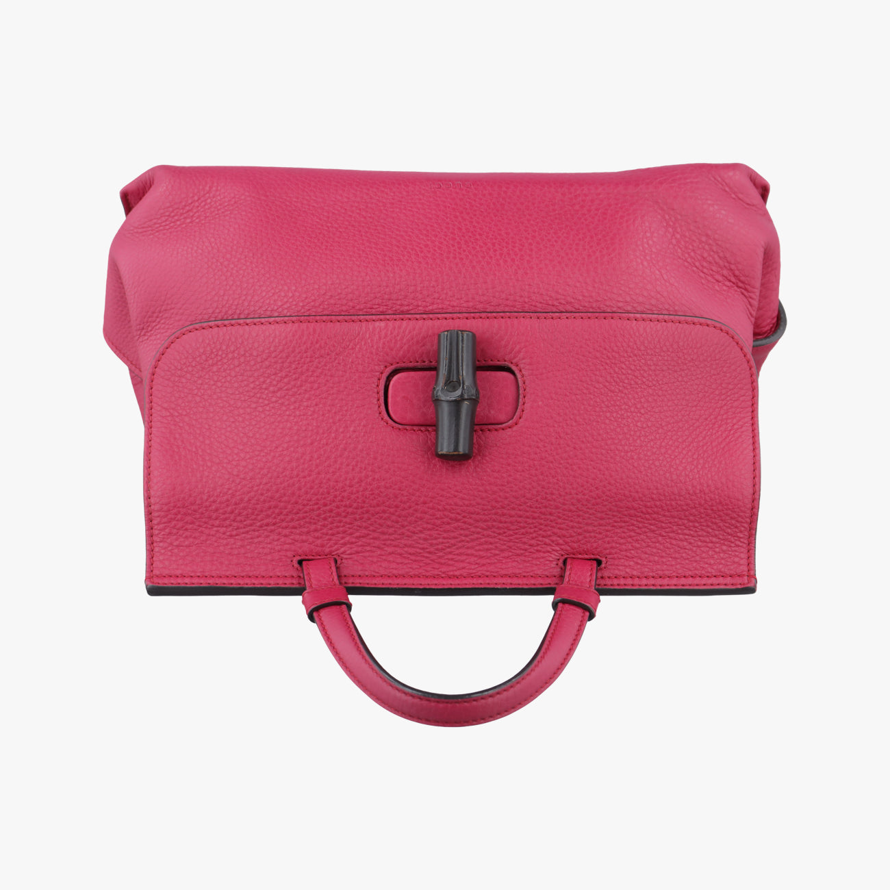 Pre-owned Gucci Bamboo Daily Rose Leather 392013 handbag | stylenewstar