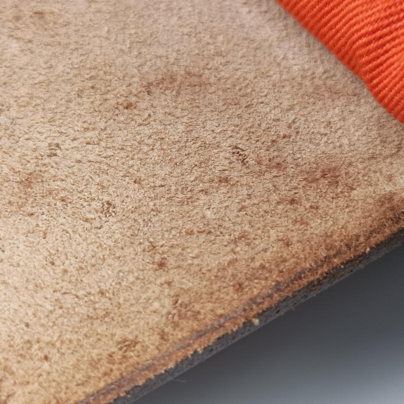 Vintage Hermes Airbag Zip MM Red × Brown Toile Officier×Leather  shoulderbag | stylenewstar