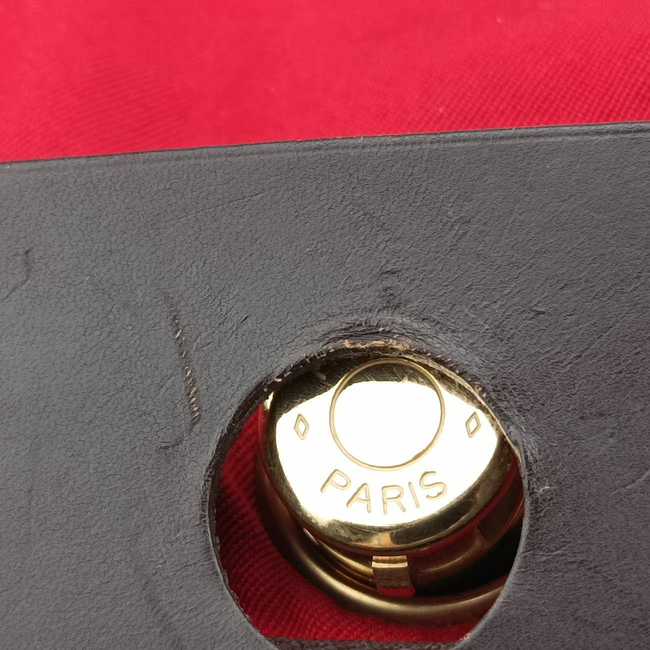 Vintage Hermes Airbag Zip MM Red × Brown Toile Officier×Leather  shoulderbag | stylenewstar