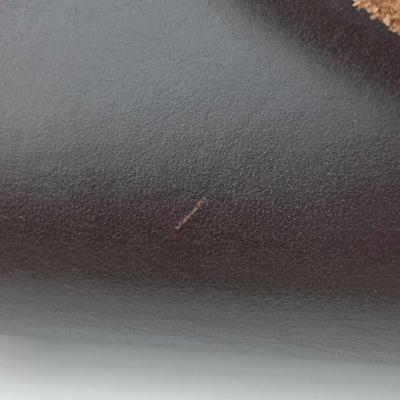 Vintage Hermes Airbag Zip MM Red × Brown Toile Officier×Leather  shoulderbag | stylenewstar