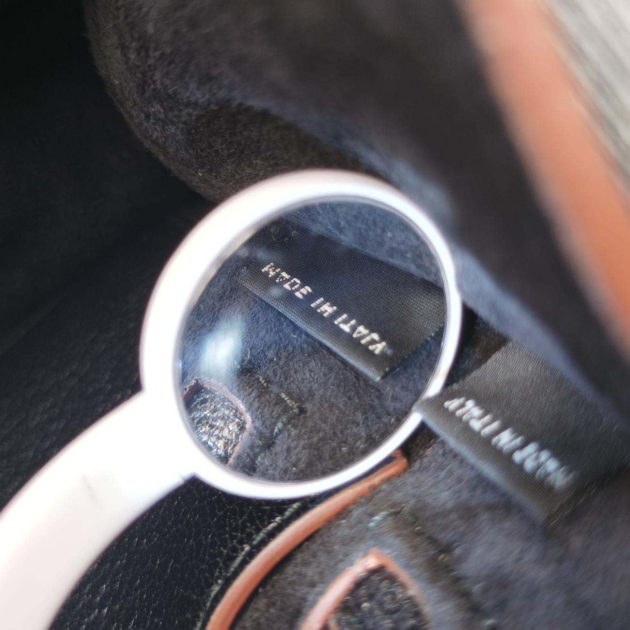 Pre-owned Miu Miu Madras Lady Buckle Flap Black×multicolor Leather  shoulderbag | stylenewstar