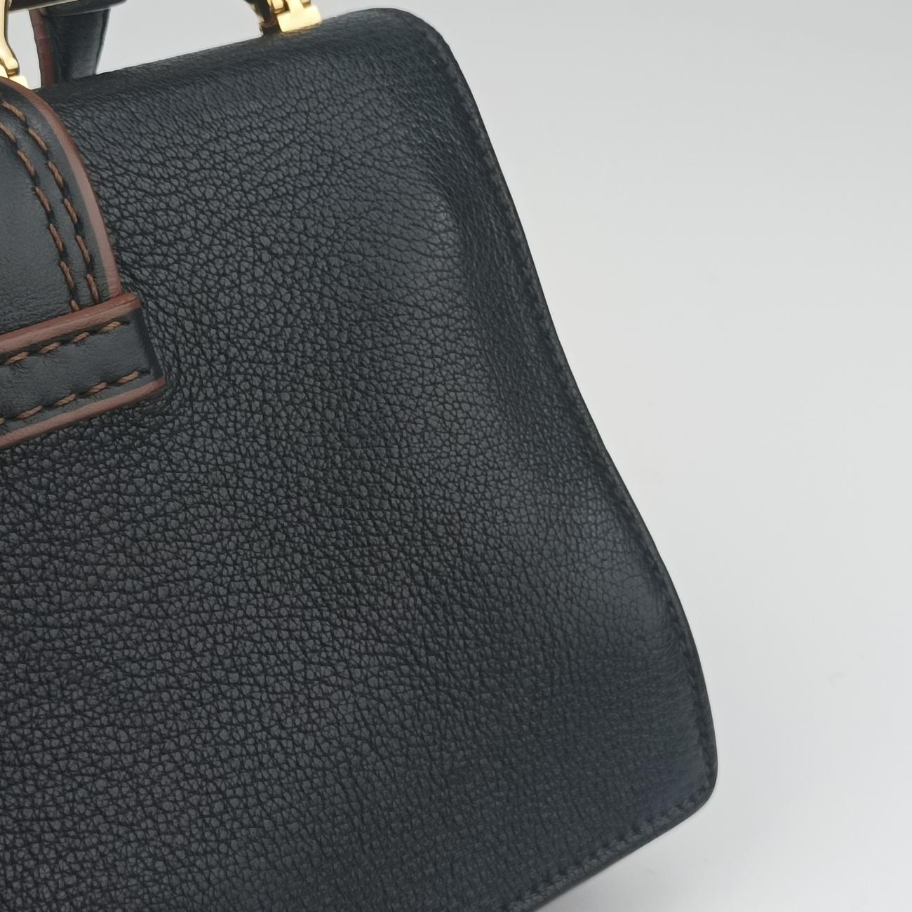 Pre-owned Miu Miu Madras Lady Buckle Flap Black×multicolor Leather  shoulderbag | stylenewstar