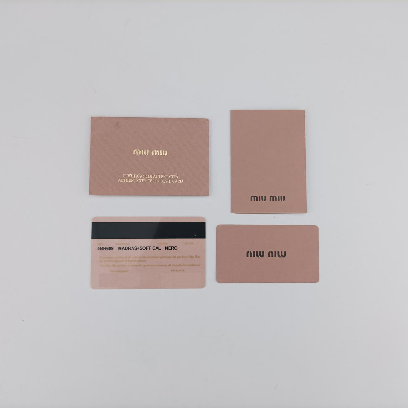 Pre-owned Miu Miu Madras Lady Buckle Flap Black×multicolor Leather  shoulderbag | stylenewstar