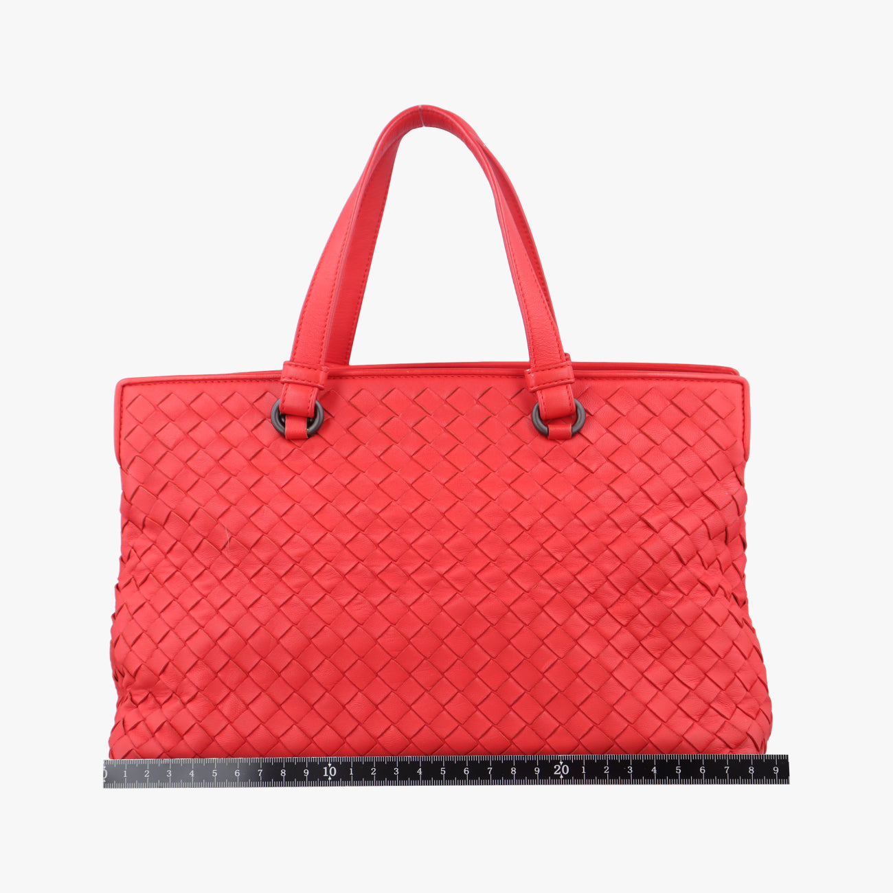 Pre-owned Bottega Veneta Intrecciato Red lambskin  shoulderbag | stylenewstar