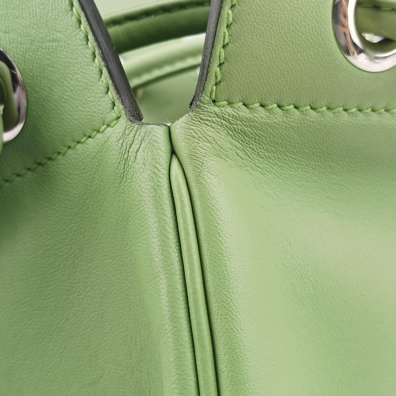 Pre-owned Hermes Sac Aline mini Green lambskin  shoulderbag | stylenewstar
