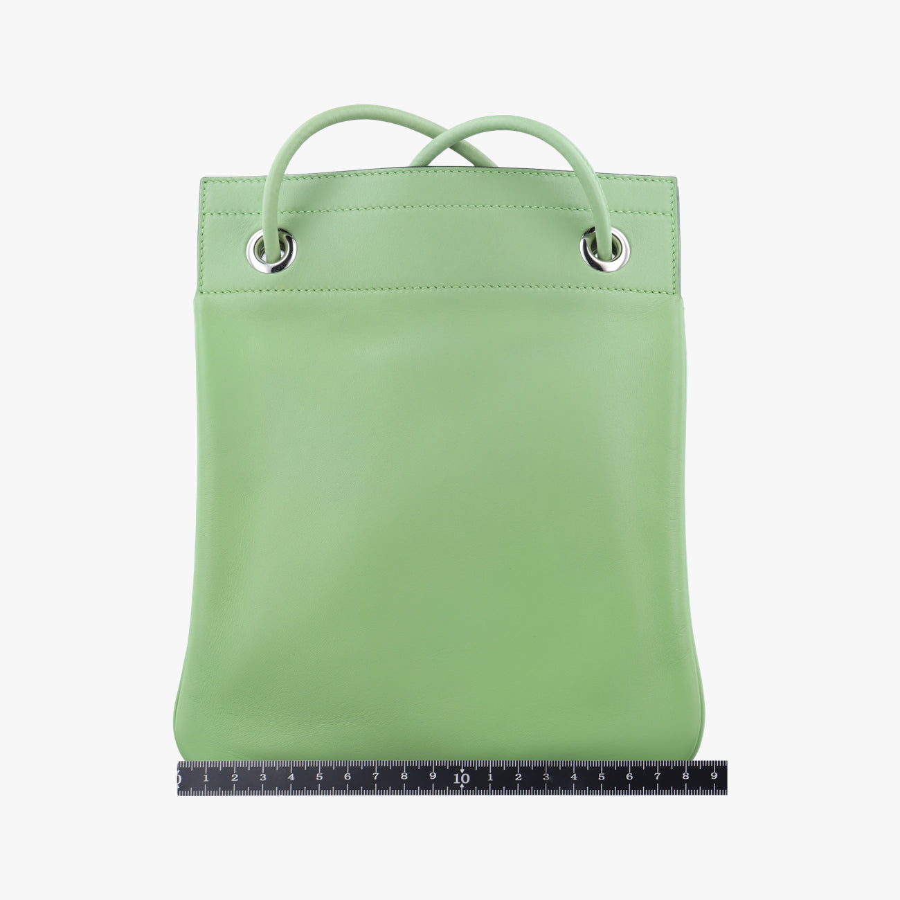 Pre-owned Hermes Sac Aline mini Green lambskin  shoulderbag | stylenewstar