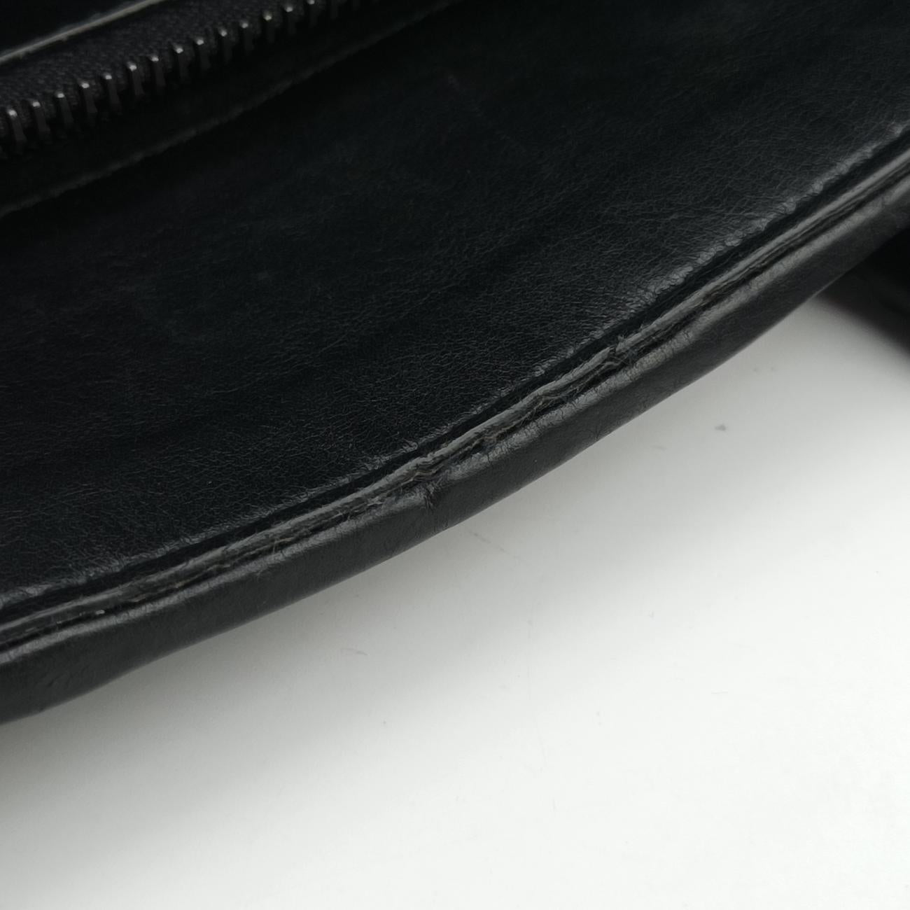 Pre-owned Bottega Veneta Intrecciato Black lambskin  handbag | stylenewstar