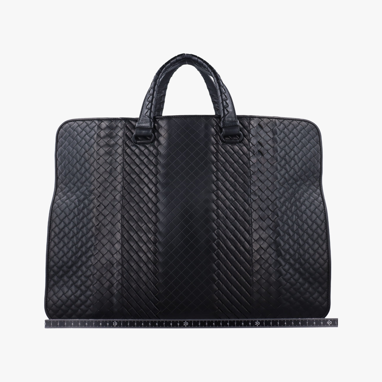 Pre-owned Bottega Veneta Intrecciato Black lambskin  handbag | stylenewstar