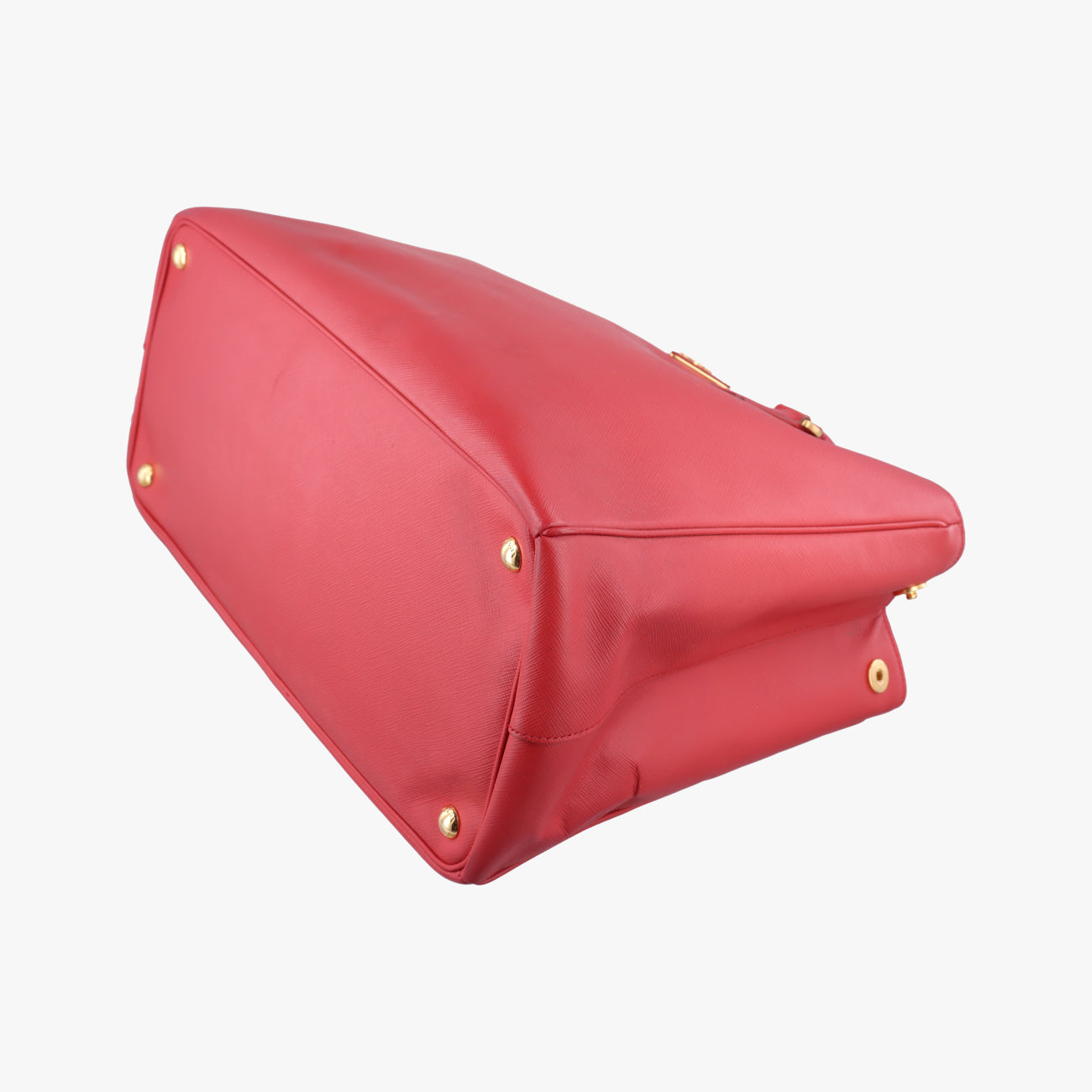 Pre-owned Prada Galleria Red SAFFIANO Leather BN1786 handbag | stylenewstar