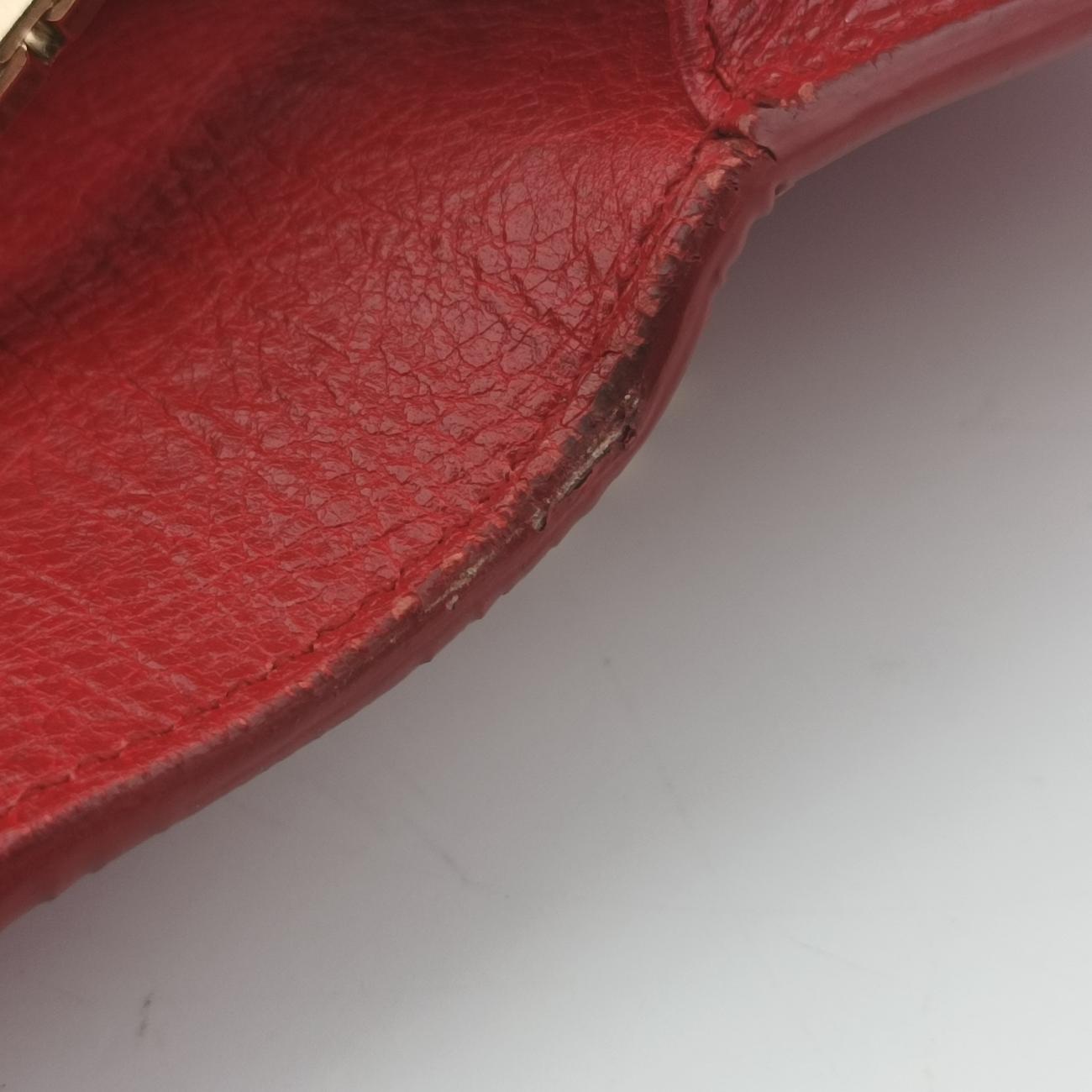 Secondhand Balenciaga Classic Metalic Red Lambskin  shoulderbag | stylenewstar