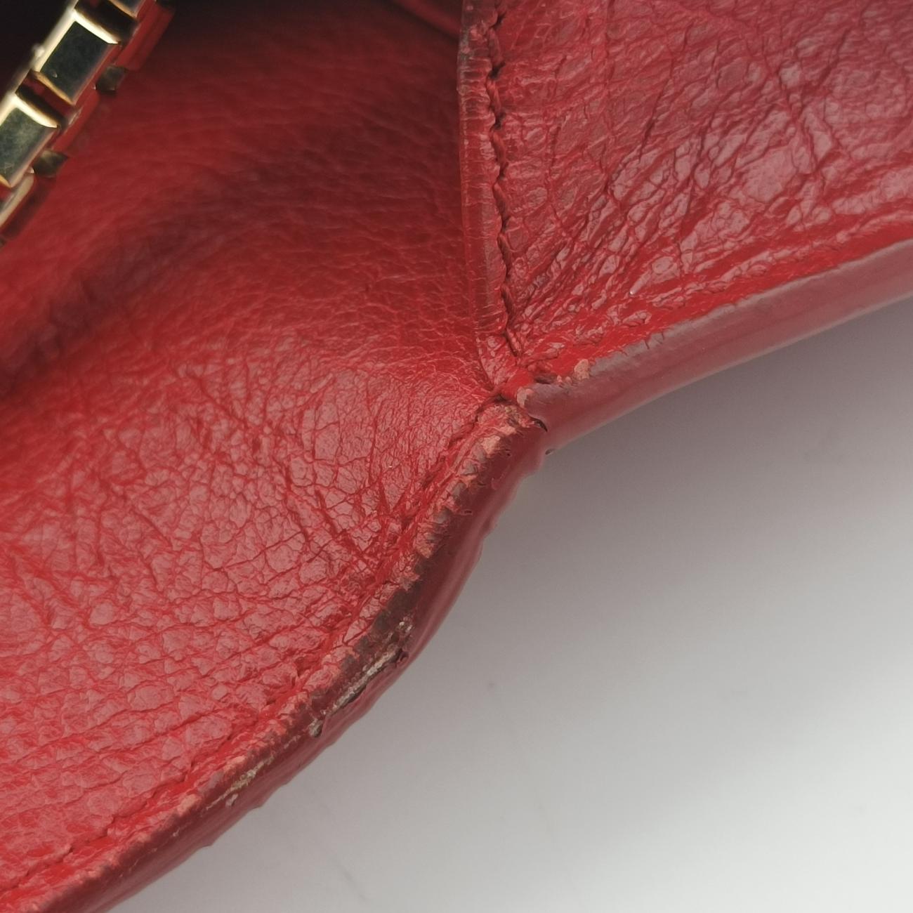 Secondhand Balenciaga Classic Metalic Red Lambskin  shoulderbag | stylenewstar