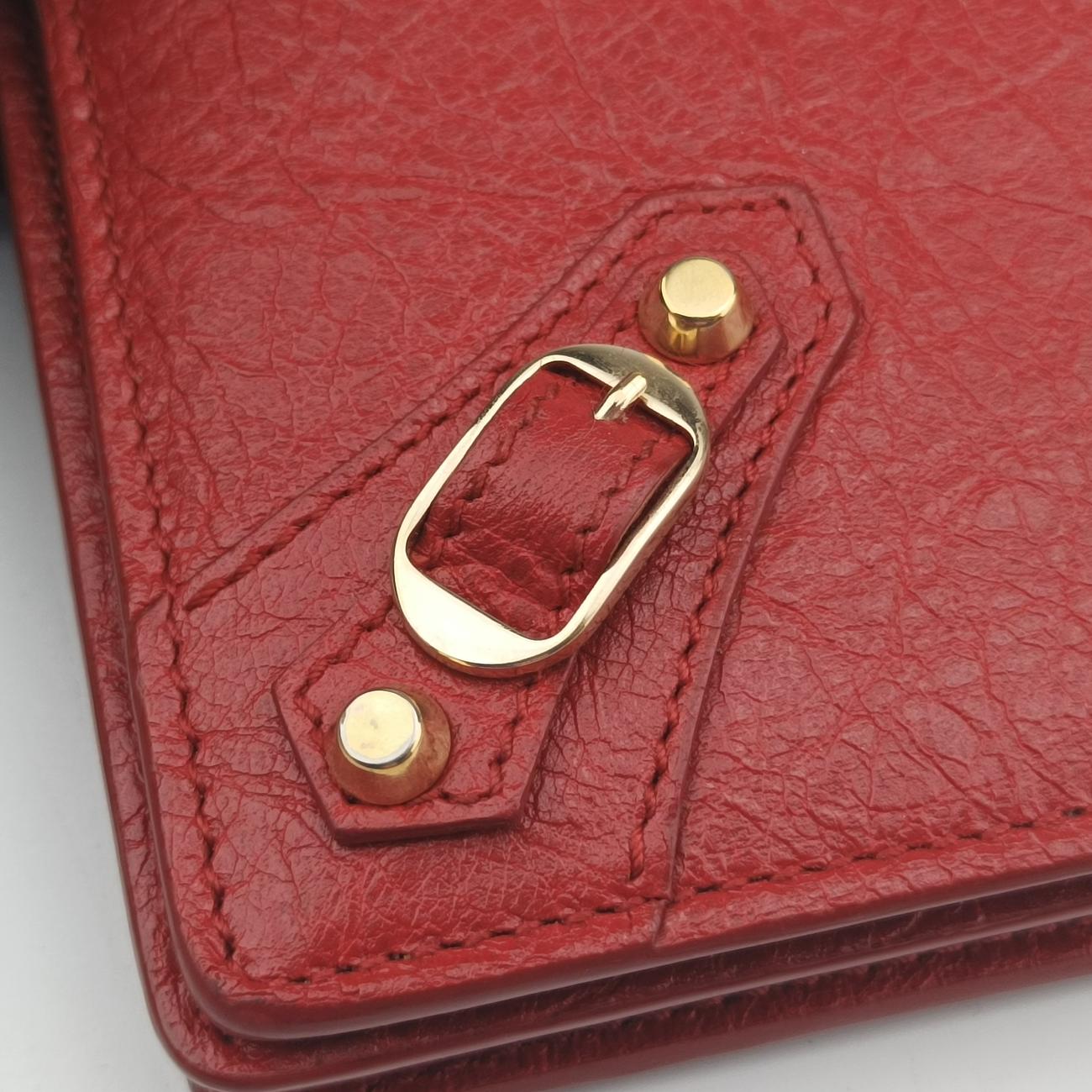 Secondhand Balenciaga Classic Metalic Red Lambskin  shoulderbag | stylenewstar