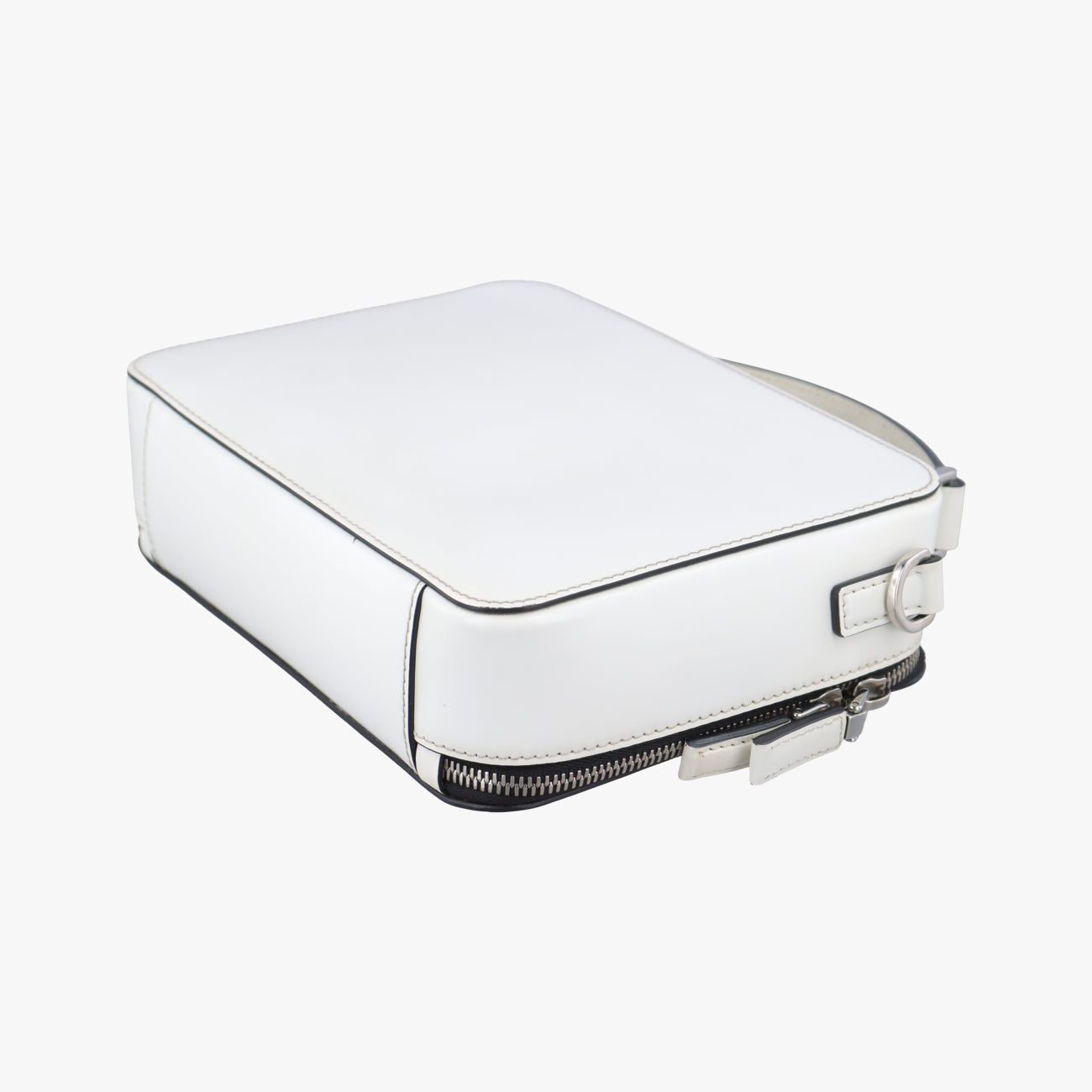 Pre-owned Prada Brique White Leather 2VH069 shoulderbag | stylenewstar