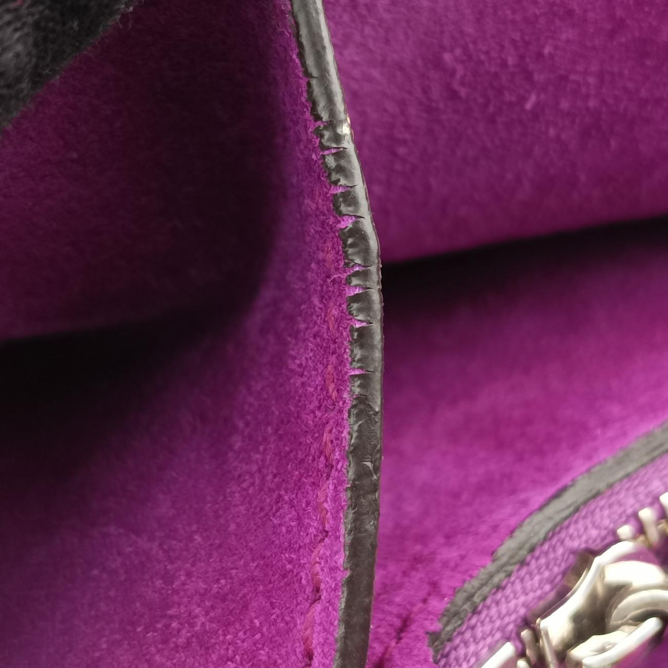 Pre-owned Gucci Dionysus Beige x Purple x Multicolor PVC coated canvas × suede 400235 shoulderbag | stylenewstar