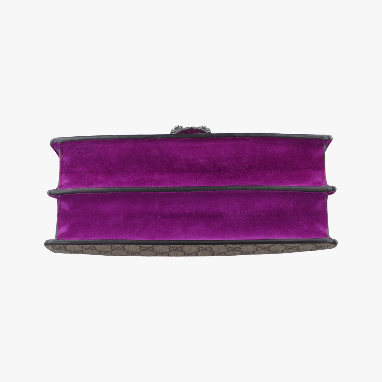 Pre-owned Gucci Dionysus Beige x Purple x Multicolor PVC coated canvas × suede 400235 shoulderbag | stylenewstar