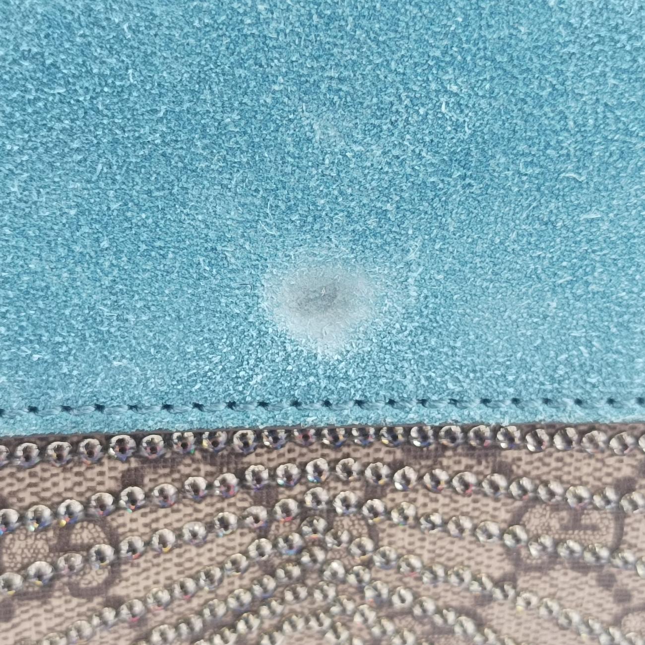 Pre-owned Gucci Dionysus Beige×Blue×Multicolour PVC coated canvas × suede 403348 shoulderbag | stylenewstar