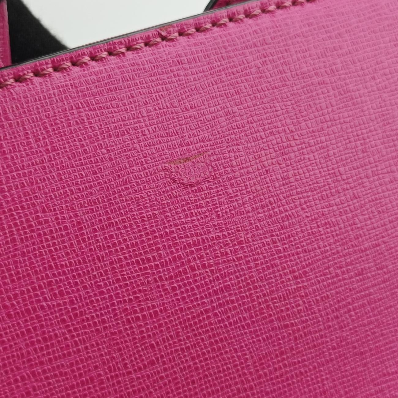 Secondhand Fendi Petite 2 JOURS Rose Leather 8BH253 shoulderbag | stylenewstar