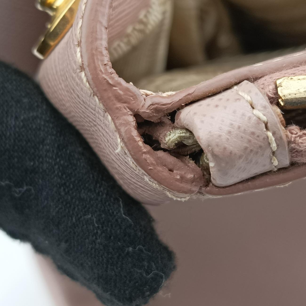 Pre-owned Prada Galleria Pink SAFFIANO Leather BN2274 handbag | stylenewstar