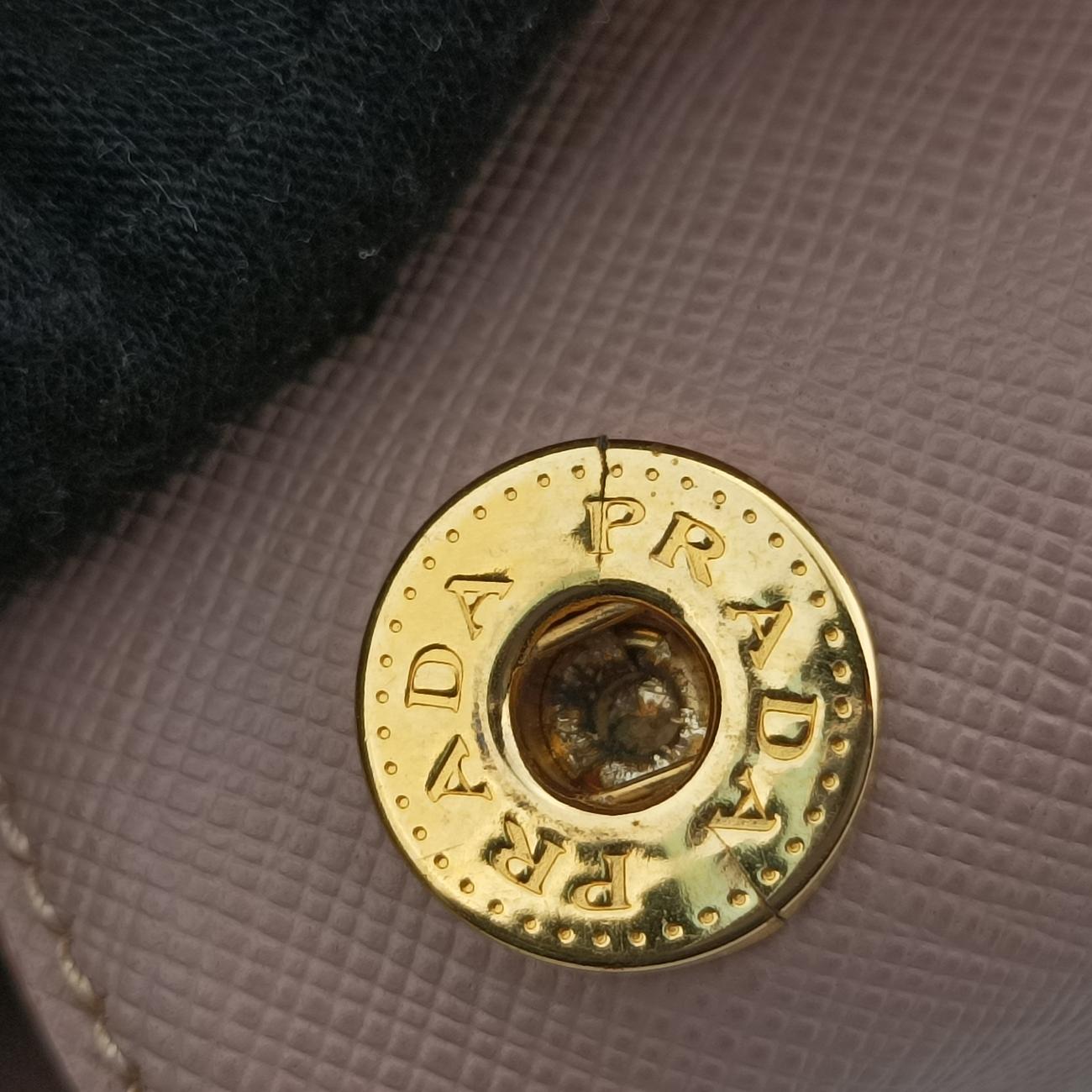 Pre-owned Prada Galleria Pink SAFFIANO Leather BN2274 handbag | stylenewstar