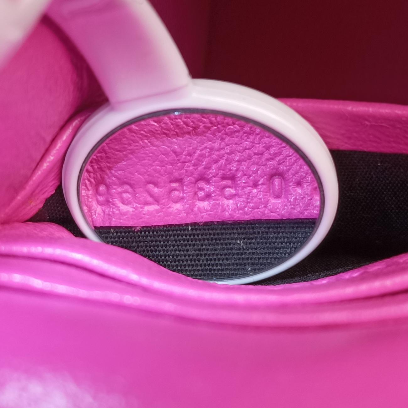 Vintage Balenciaga Hourglass Pink Satin×  Leather  shoulderbag | stylenewstar