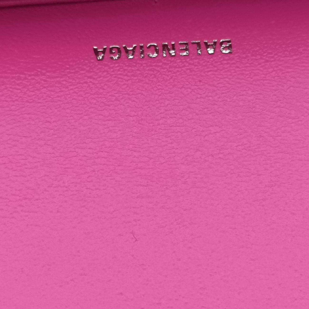 Vintage Balenciaga Hourglass Pink Satin×  Leather  shoulderbag | stylenewstar