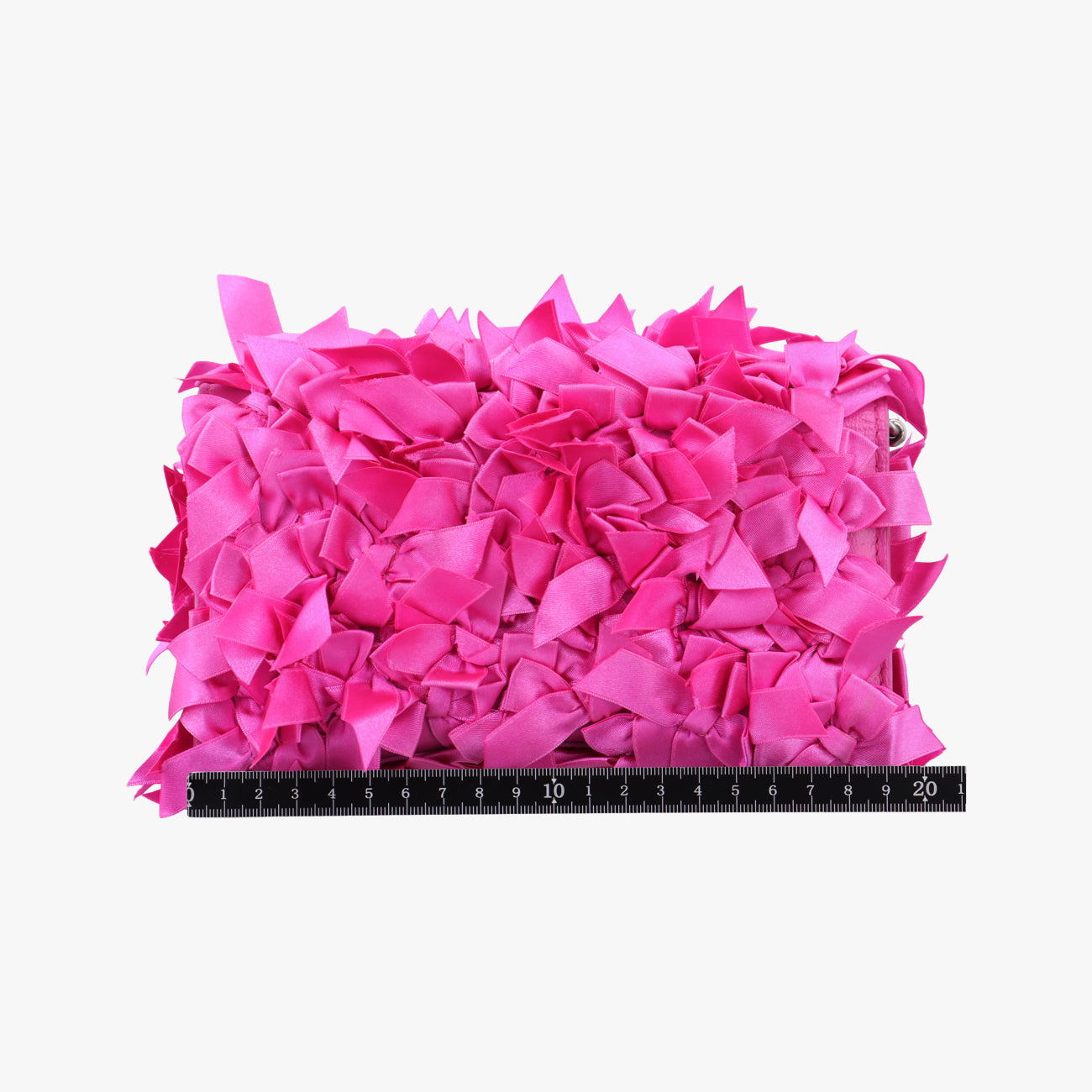 Vintage Balenciaga Hourglass Pink Satin×  Leather  shoulderbag | stylenewstar