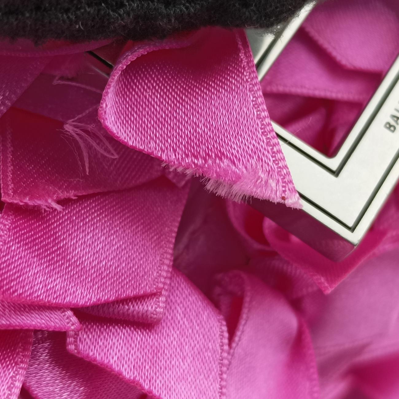 Vintage Balenciaga Hourglass Pink Satin×  Leather  shoulderbag | stylenewstar