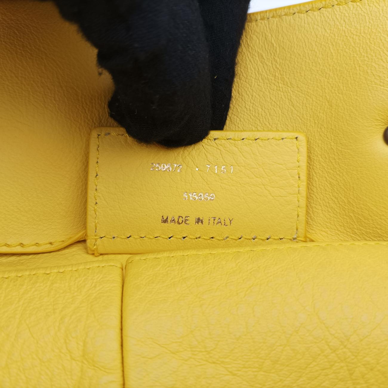 Secondhand Balenciaga Papier Yellow Leather  handbag | stylenewstar