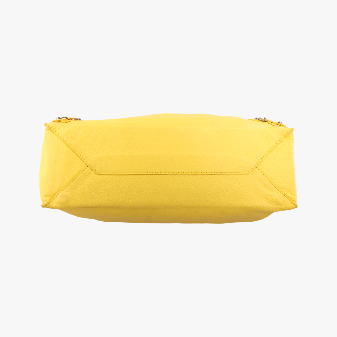 Secondhand Balenciaga Papier Yellow Leather  handbag | stylenewstar