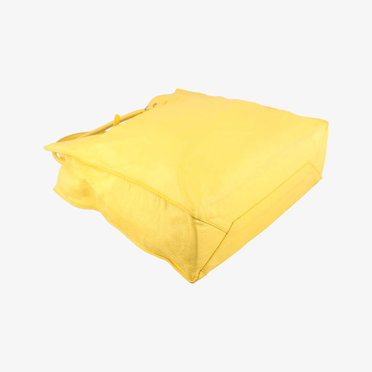 Secondhand Balenciaga Papier Yellow Leather  handbag | stylenewstar