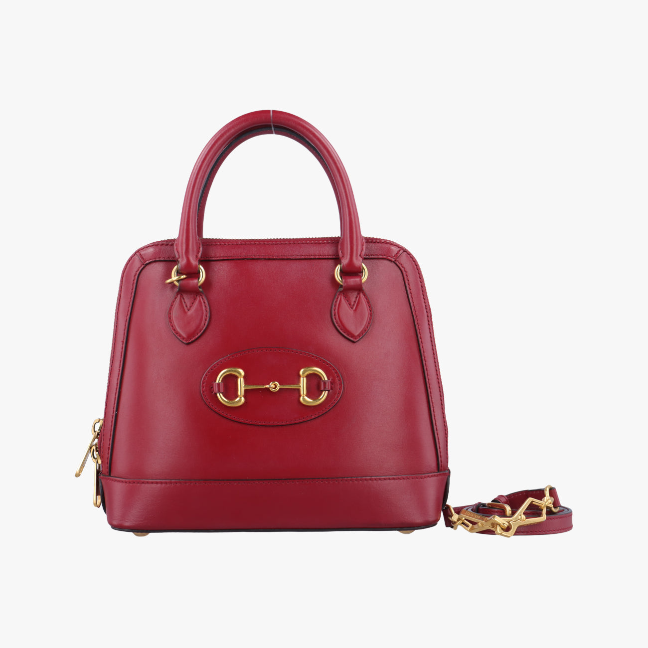 Pre-owned Gucci Horsebit 1955 Burgundy Leather 621220 shoulderbag | stylenewstar