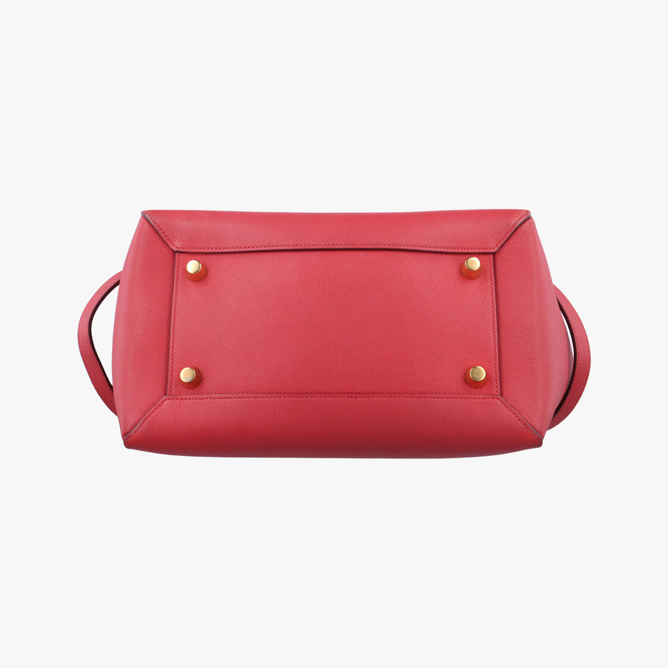 Pre-owned Celine Belt Mini Red Leather  shoulderbag | stylenewstar