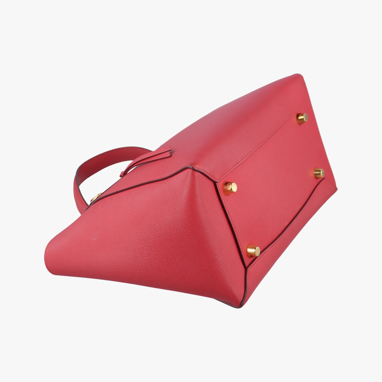 Pre-owned Celine Belt Mini Red Leather  shoulderbag | stylenewstar