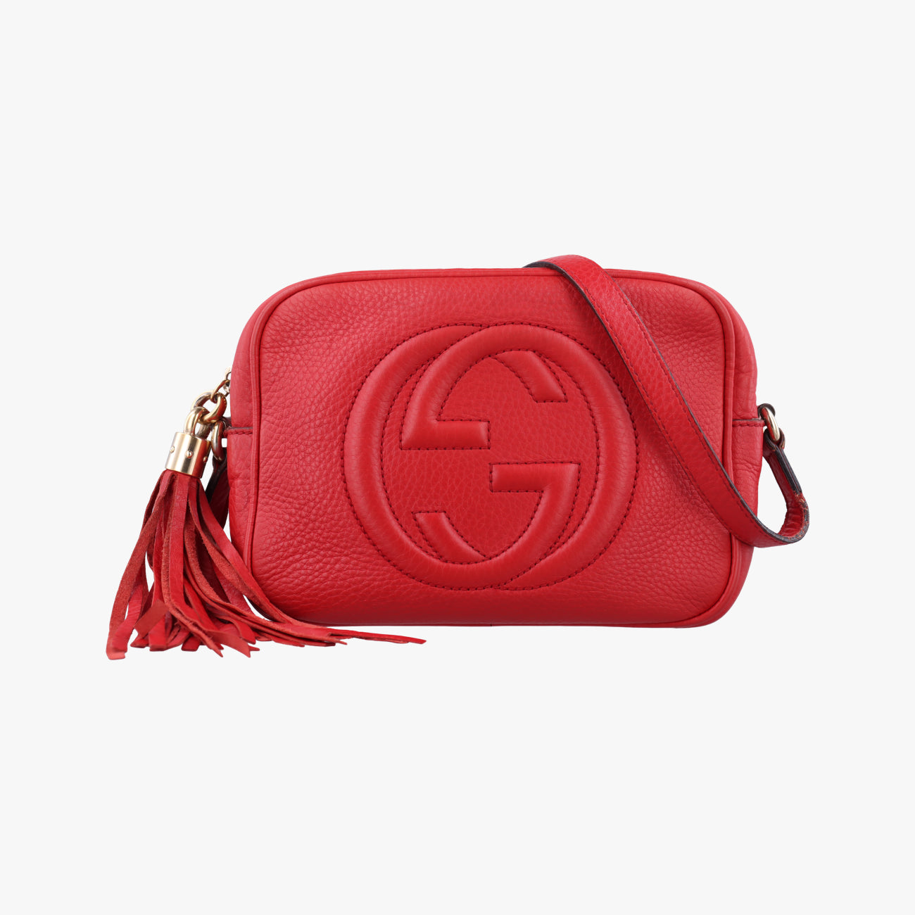 Secondhand Gucci Soho Red Leather 308364 shoulderbag | stylenewstar