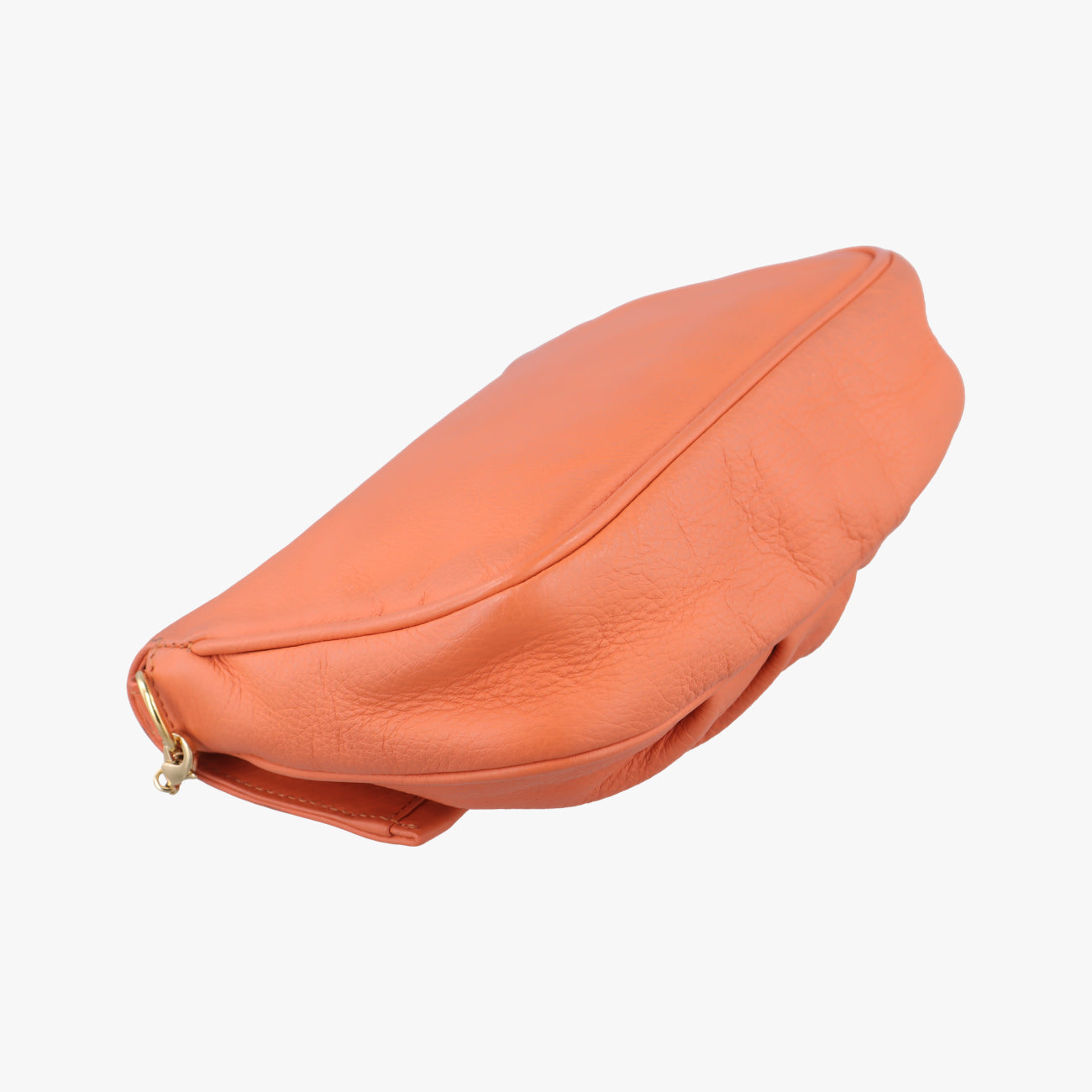 Vintage Fendi Fendista Pochette Orange Leather 8M0276 shoulderbag | stylenewstar