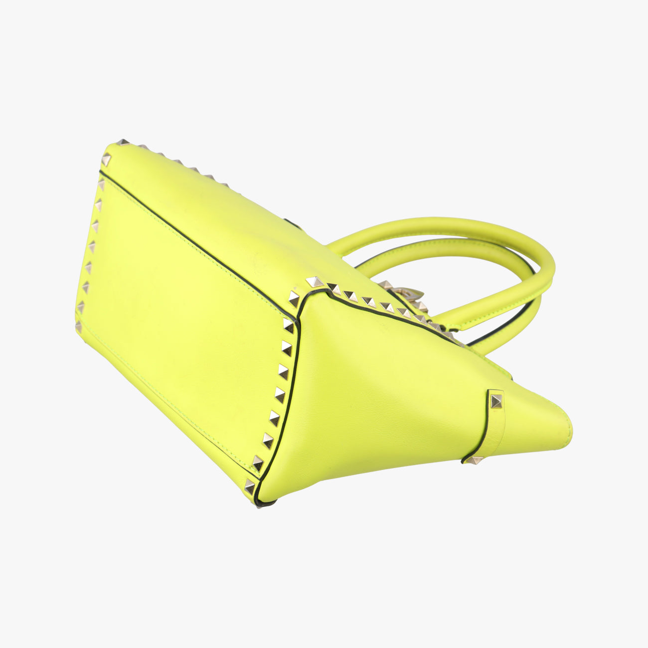 Vintage Valentino Rockstud Yellow Leather  shoulderbag | stylenewstar